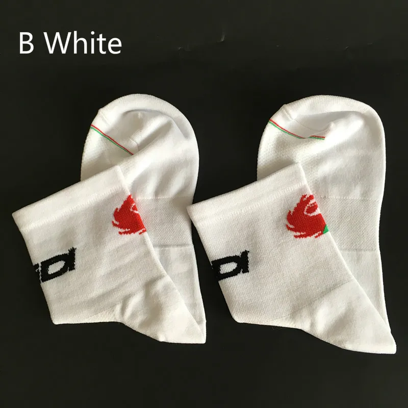 B 5se SD White Новые 2 стиля велосипедные носки мужские женские спортивные уличные черные белые дышащие дорожные велосипеды носки - Цвет: B 5se SD White