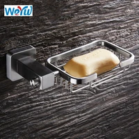 weyuu soap dishes sus304 stainless steel toilet soap holder wall mounted bathroom accessories wire drawing