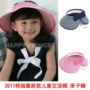 Розничная продажа новинка 2013 модная детская соломенная шляпа с широкими полями