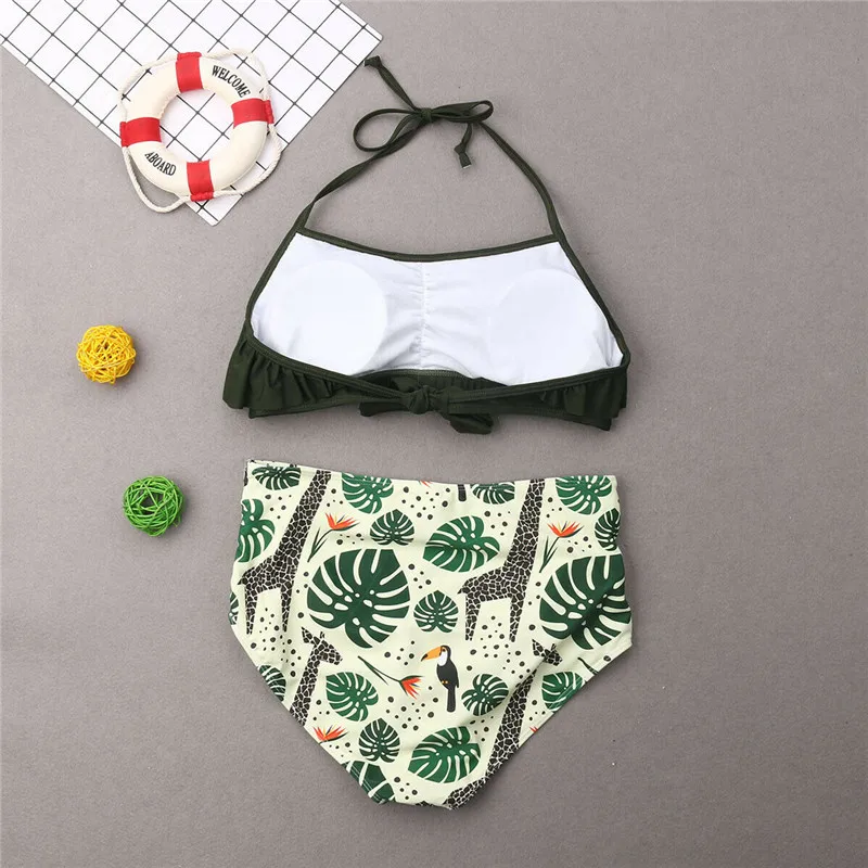 2019 летняя одежда для всей семьи одинаковая Пляжная мода лето Модная детский