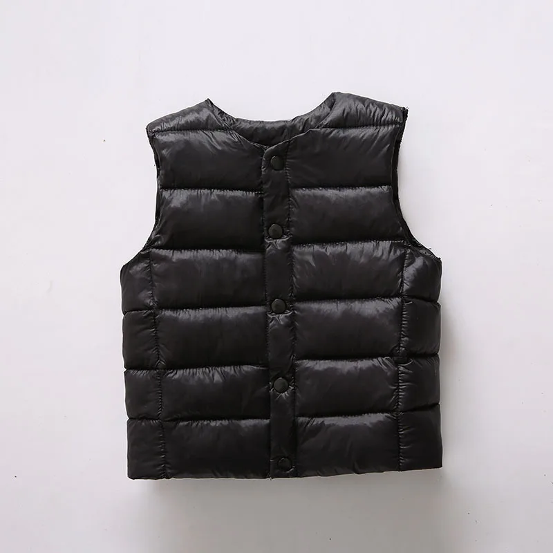 black vest Детские куртки; сезон осень-зима; теплые пальто для девочек и мальчиков; куртки для маленьких детей; детская верхняя одежда с капюшоном; пальто; От 1 до 6 лет; детская одежда - Цвет: black vest