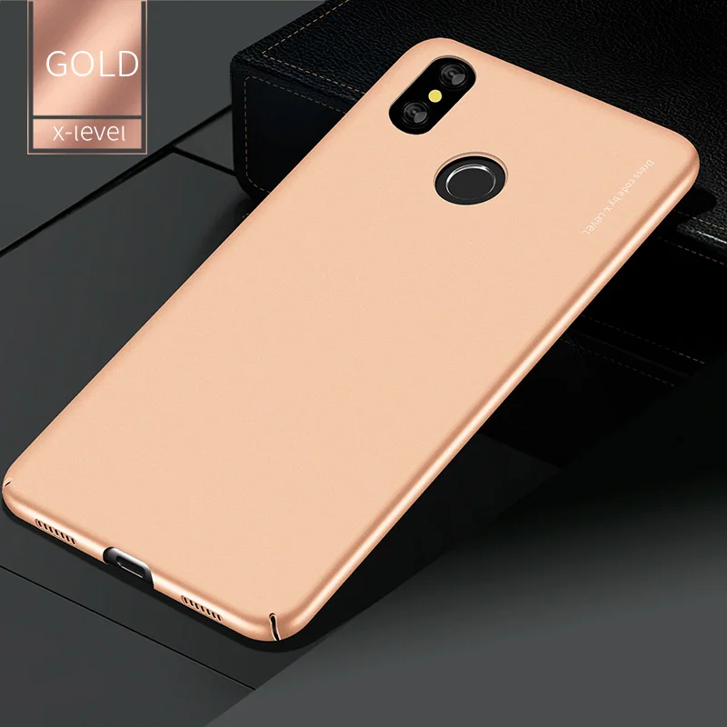 Чехол для Mi A1 A2 Redmi S2 X-Level Knight жесткий чехол телефона из ПК Xiaomi 8 SE Utral Тонкая матовая