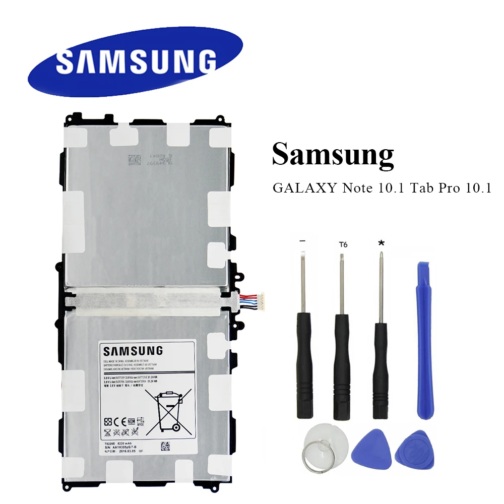Оригинальный планшет Батарея T8220E для samsung GALAXY Note 10 1 Tab Pro P600 P601 P605 SM-P607 SM-T520 SM-T525 8220