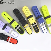 watch accessories silicone strap for garmin forerunner220 230 235 620 630 735 men and women outdoor sports waterproof strap