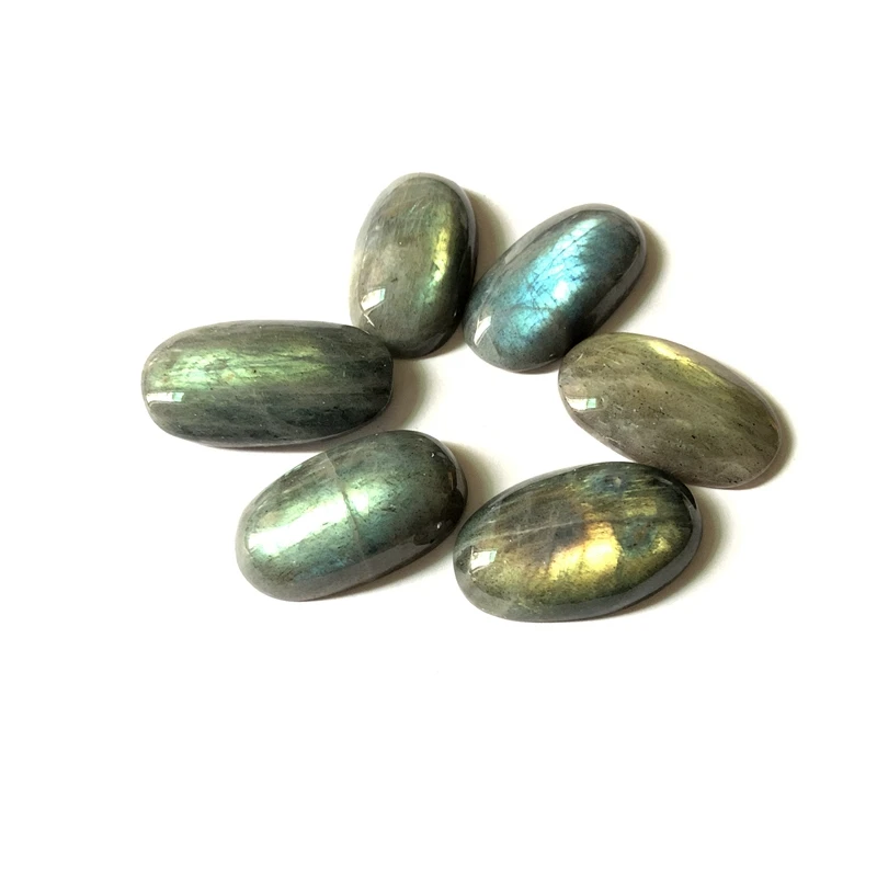 

Wholesale 1pcs Labradorite Bead Pendant Cabochon,Healing Gem Stone,approx 20x32mm Oval Cabs