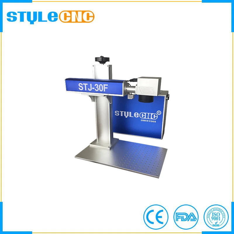 Новый дизайн raycus лазерный источник 30 Вт волоконно-лазерная маркировочная машина