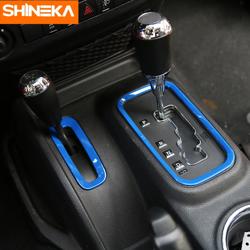 SHINEKA ABS автомобильная коробка переключения передач Панель отделка крышка Рамка