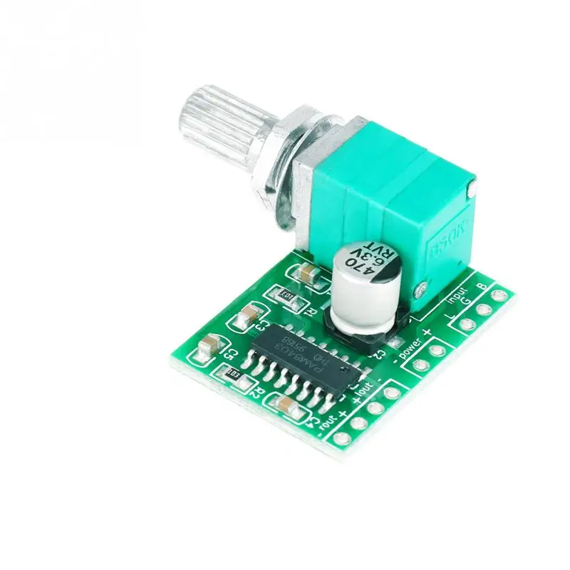 Плата мини усилителя PAM8403 Mini DC5V 4 шт. 3 Вт * 2 плата модуля мощности с