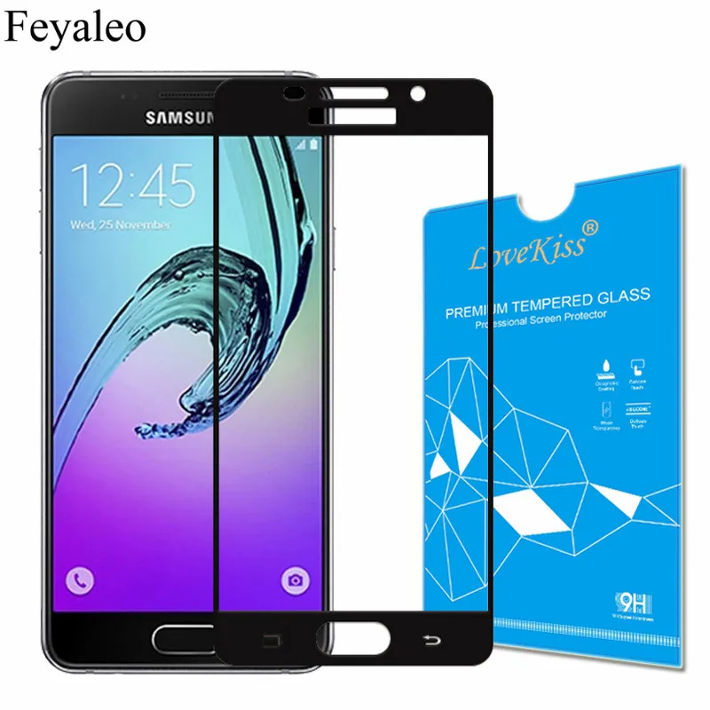 Для Samsung Galaxy A3 2016 стекло закаленное 0 26 мм 2.5D полное покрытие Защита экрана для A3100