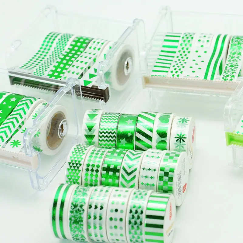 1x10 м золотая серебряная фольга сердце фотография скрапбукинг милый кавайный