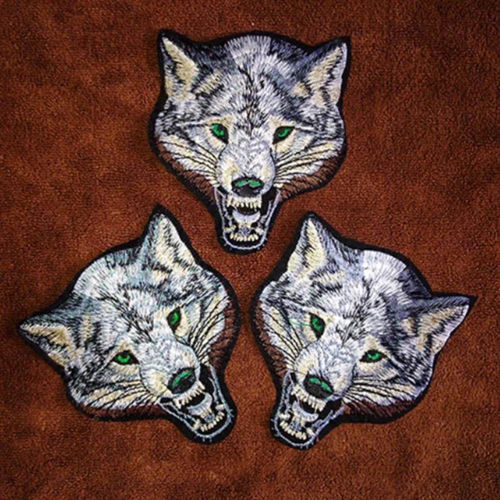 1 шт. одежда с животными вышитые термоклейкие нашивки для одежды Аппликации