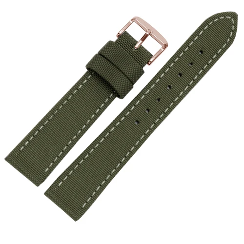 Green rose gold Качественные нейлоновые и Кожаные Ремешки для наручных часов 18 мм черный смарт-ремешок для huawei B5 сменный мужской браслет - Цвет ремешка: Green rose gold