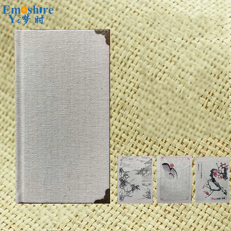 

Creative Linen Note Book Retro Chinese Style Notebook Stationery Notepad Thick Diary Brand NoteBook Customization for Gifts N167