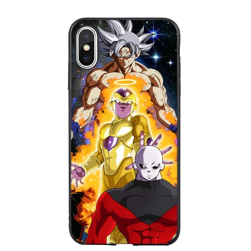 Dragon Ball Z Super DBZ Goku Модный чехол для iPhone X XR XS MAX 8Plus 8 7Plus 7 6 6s plus 5S SE телефона мягкий ТПУ