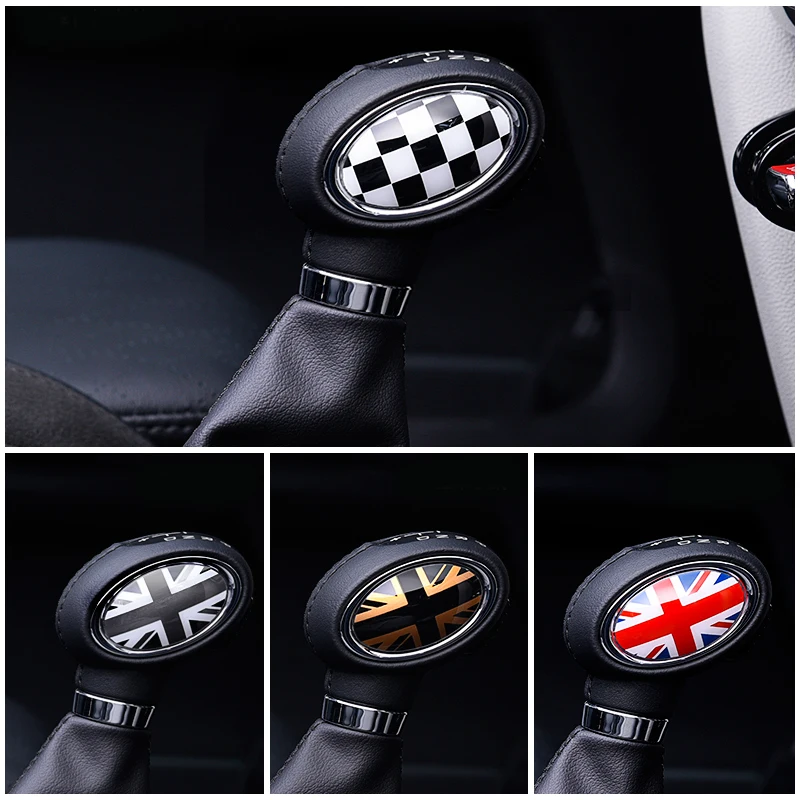 Fit for MINI Cooper S ONE JCW Gear Shift Knob STrim Covers Panel Cover PC Stickers Decals For F54 F55 F56 F60 Countryman Clubman |