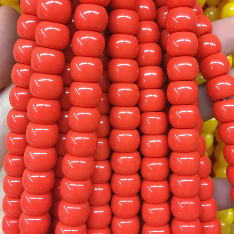 Разноцветные каучуковые Ambers Bodhi Rondelle Bead буддистская молитва бусины россыпью из