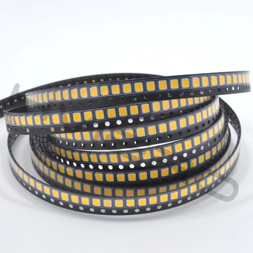 100 шт. теплый белый 2835 ультра яркий 21-23LM SMD 3,0-3,2 в 60ma SMT диод светодиодный 0,2 Вт 21-23LM патч-светильник, излучающий чип диоды светодиодный s