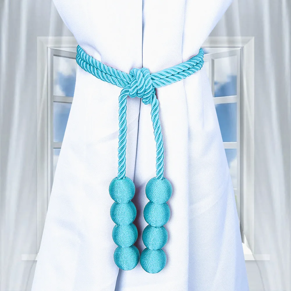 2Pcs Rope Window Curtain Tiebacks Tassel Binding Tie Backs Home Decor | Дом и сад