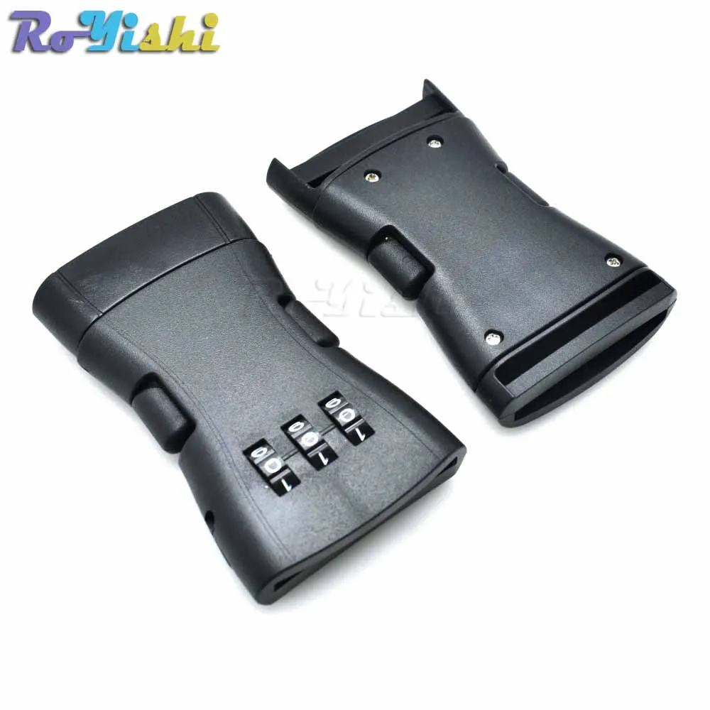 1 шт. пластиковая защелкивающаяся Пряжка для защиты паролей 49/64 дюйма чемоданов