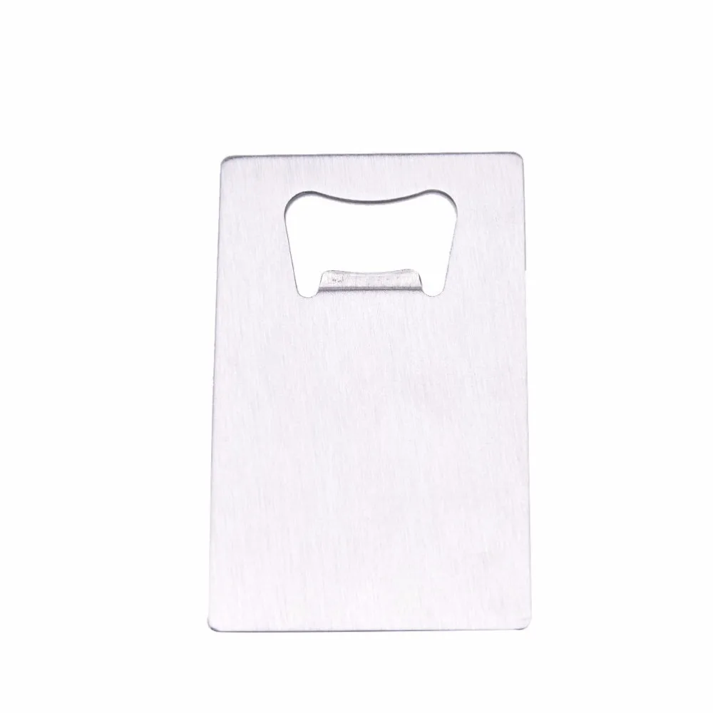 Тяжелые Нержавеющая сталь начесом дорожный кошелек кредитной карты открывалка