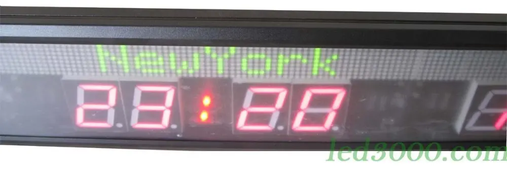 Светодиодные настенные часы/Часы с часовым поясом для отелей/Часы 5 городскими и