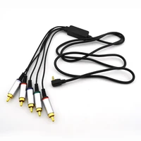 xunbeifang 100pcs audio video av cable hdtv component extension cord for sony psp 3000 to tv monitor