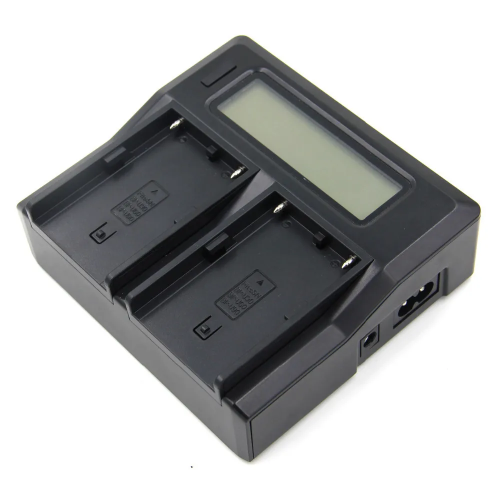 Высококачественное зарядное устройство с двойным жк дисплеем для Sony NP FM500H FM70 FM90