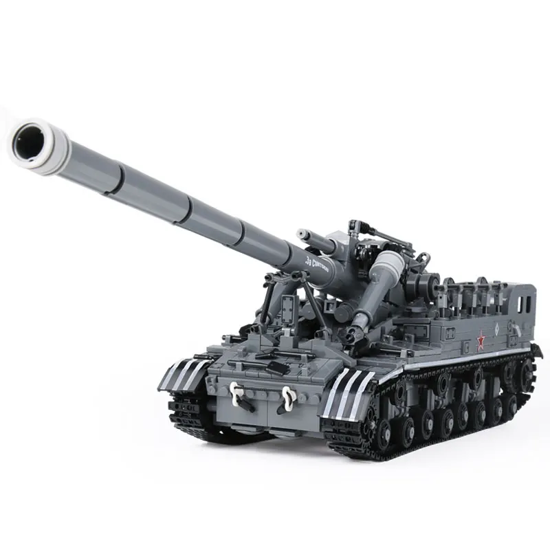 XingBao 06001 MOC Военный Набор Танков для мировой войны T92 Обучающие строительные блоки