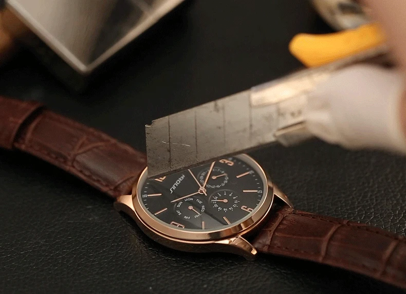 SINOBI relojes hombre ультра тонкие Топ люксовый бренд кварцевые часы мужские повседневные деловые кожаные аналоговые часы мужские Relogio подарок