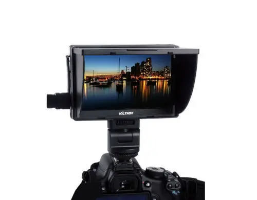 Viltrox 7 ''DC-70 II 1280x800 HD lcd HDMI AV вход камера видеомонитор дисплей и батарея и зарядное устройство для Canon Nikon DSLR BMPCC