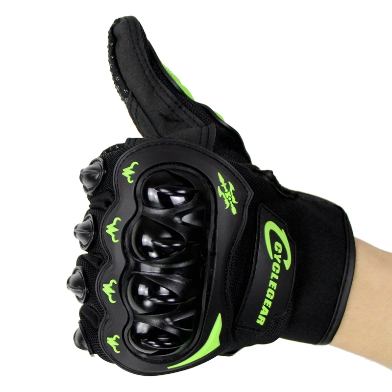 Cyclegear rcycle гоночные перчатки полный палец мотоциклетные сенсорный экран moto cross