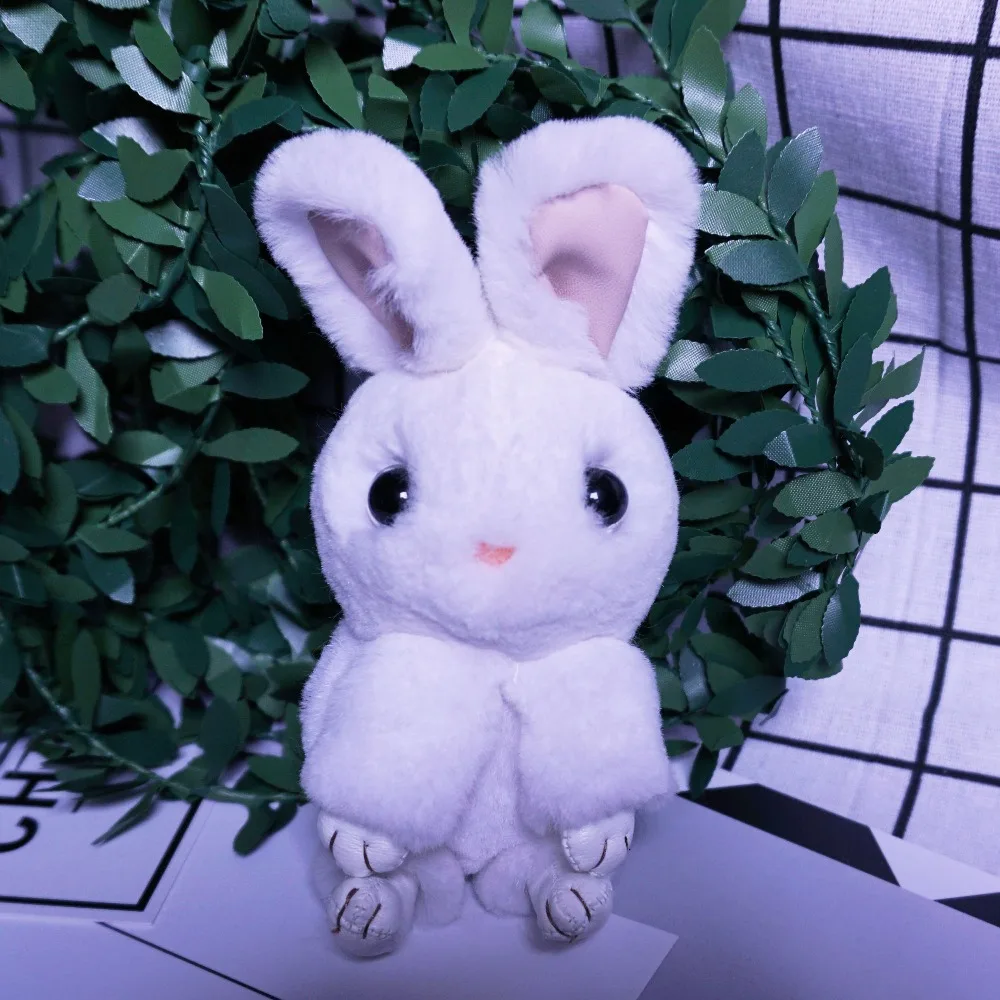 Брелок с вертикальными ушками из натурального меха bmw милый помпон для сумки