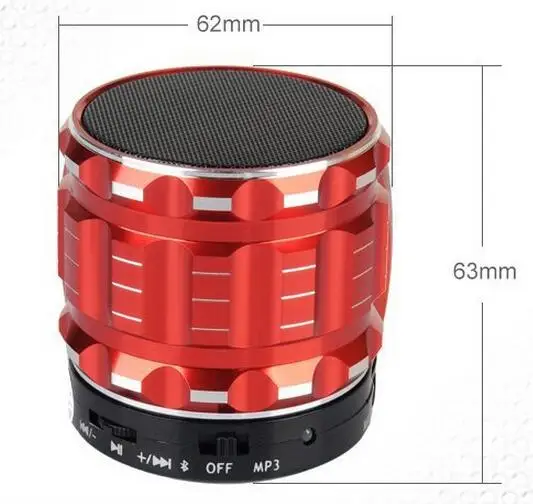 Беспроводной Bluetooth Динамик Металлический мини телефон с громкие динамики
