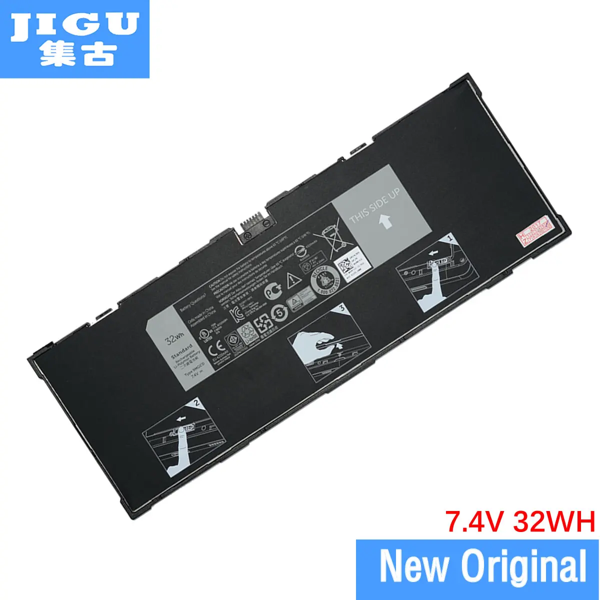 Оригинальный аккумулятор JIGU для ноутбука 312 1453 451 BBGS blin 9MGCD VYP88 XMFY3 XRXMG DELL Venue 11 Pro