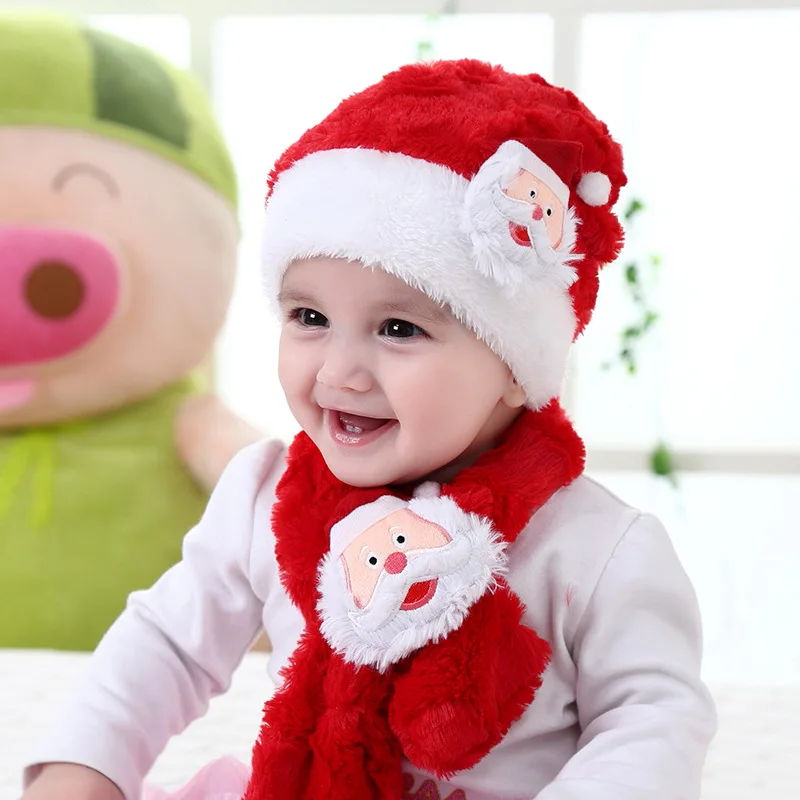 

Baby Christmas Hat Red For Girls Boys Hats Baby Christmas Santa Claus Cap Kids Hat Newborn Girls Boy Winter