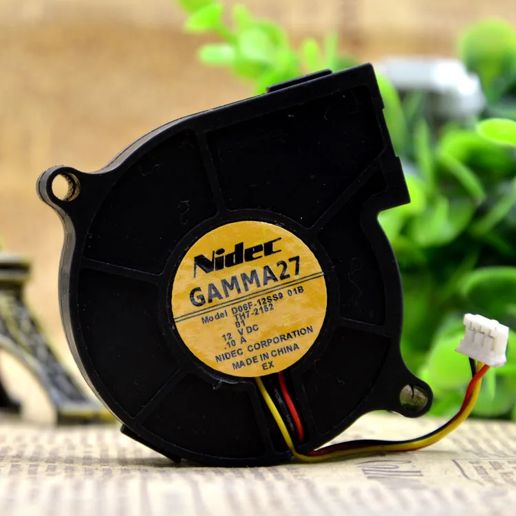 Nidec D06F 12SS9 01B Сервер охлаждающий вентилятор DC 12V 0.1A 58x58x25 мм 3 провода|Кулеры и