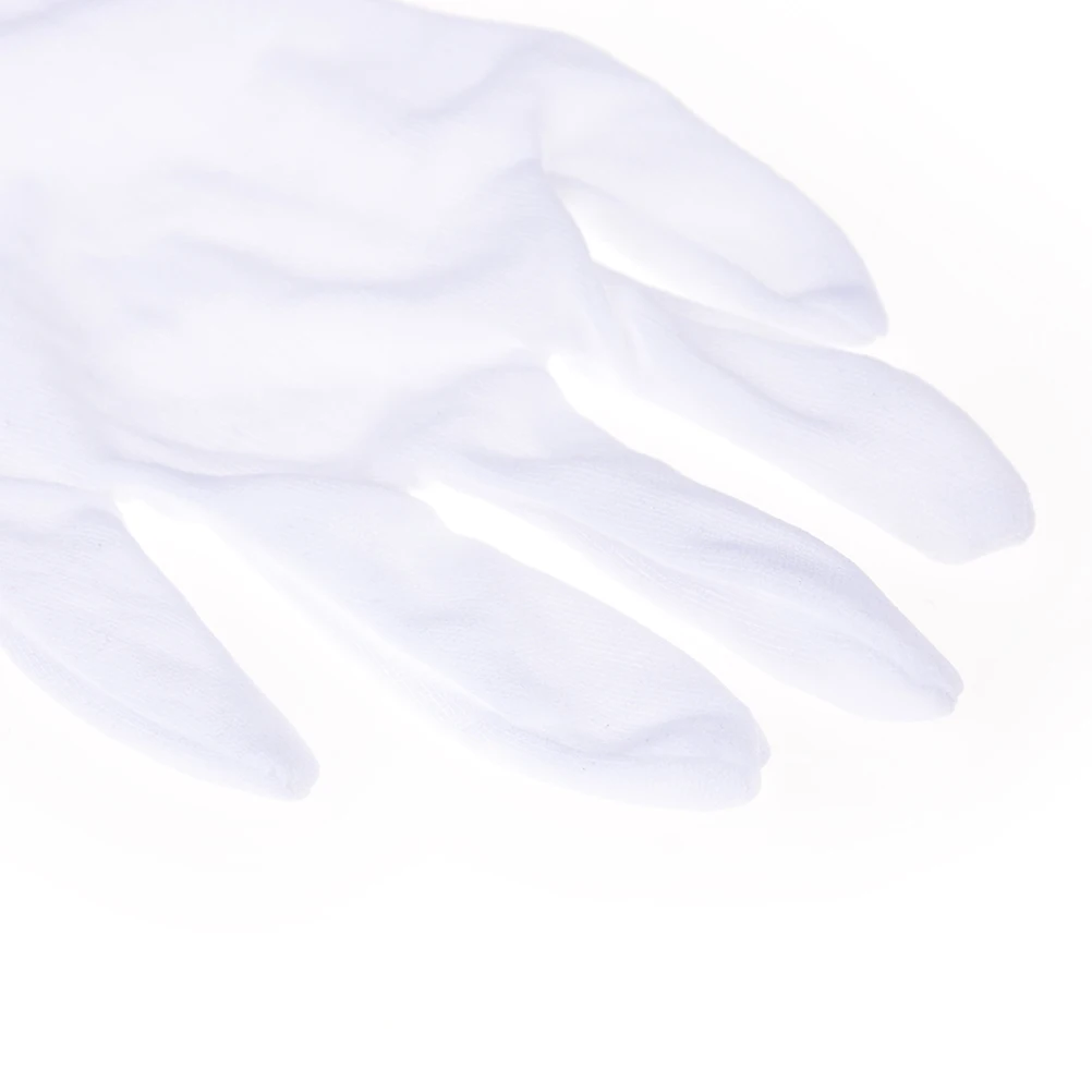 Белые хлопковые перчатки для взрослых 1 пара|white gloves|gloves cottonwhite gloves cotton |