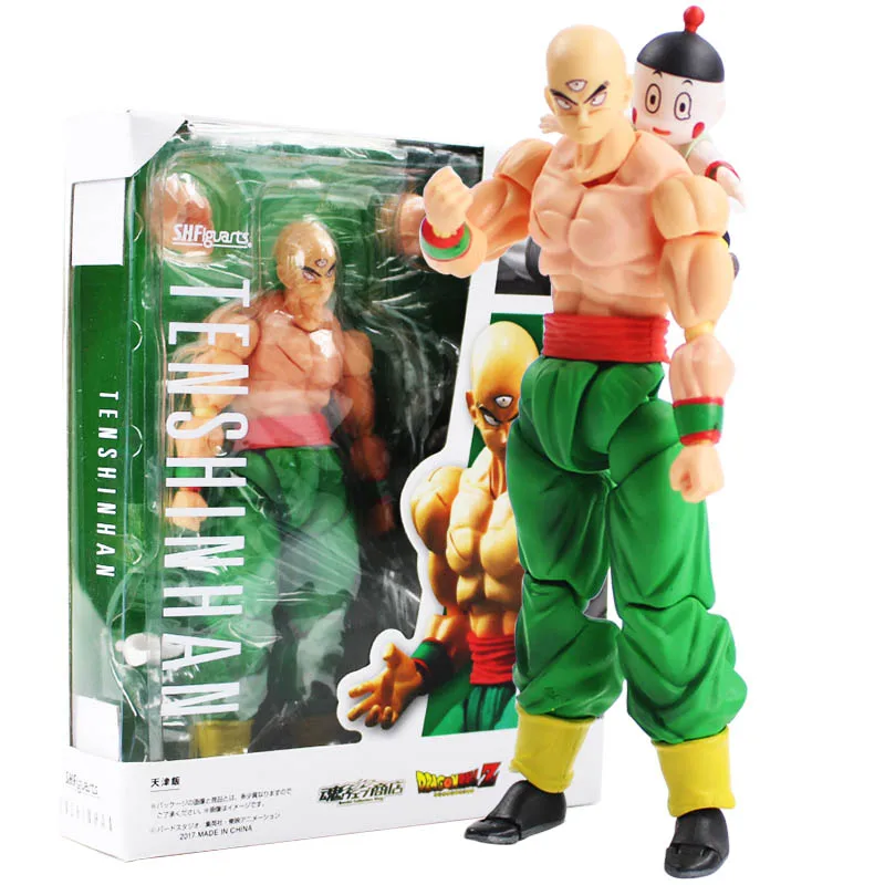 with box Dragon Ball Z tien shinhan с Chiaotzu ПВХ DBZ фигурка Tenshinhan Коллекционная модель игрушки - Цвет: with box