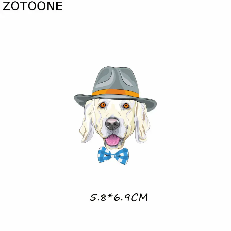 ZOTOONE картонная пластырь с животными для одежды утюжок переноса пластырей