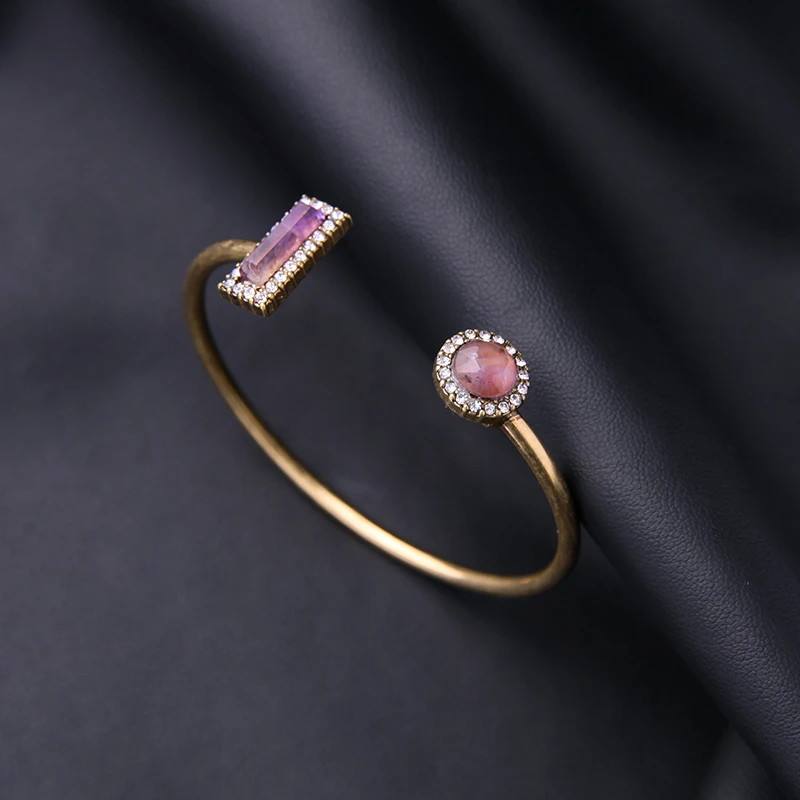 Уникальный Женский Регулируемый Браслет-манжета из металлического сплава |