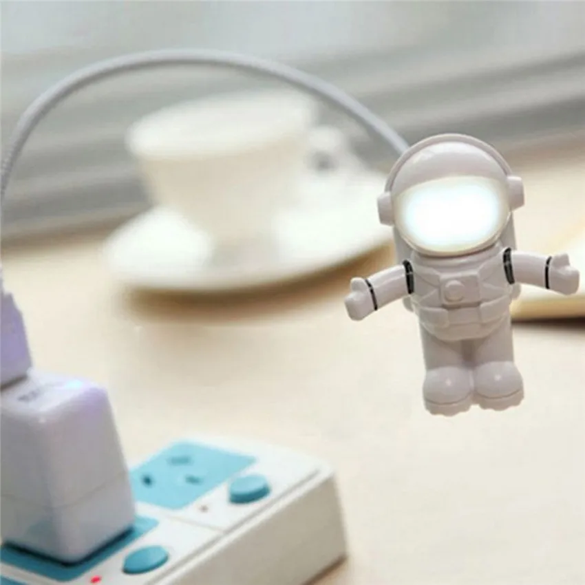 Холодный Новый космонавт умный USB светодио дный светодиодный регулируемый