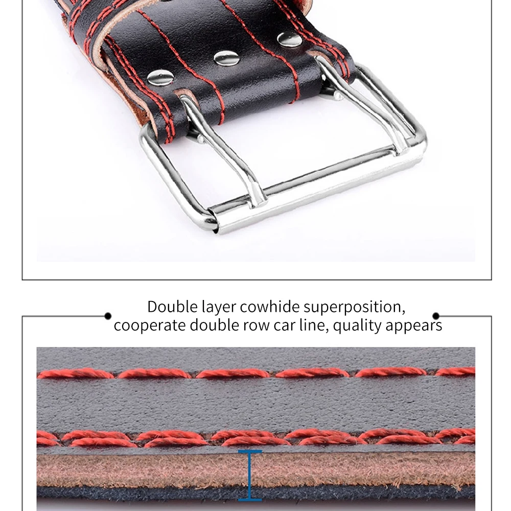 FDBRO для мужчин и женщин оборудование тяжелой атлетики кожаный пояс тренажерный