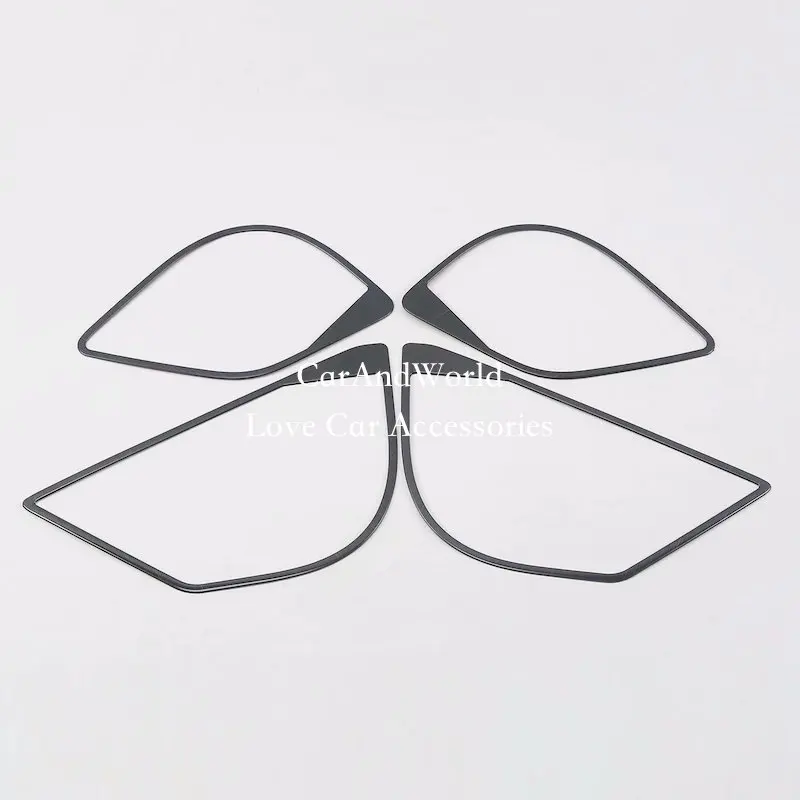 

Car Door Music Sound Speaker Ring Cover Panel Frame Trims For Toyota C-HR CHR 2017 2018 Stainless Steel Sticker Auto Accessories