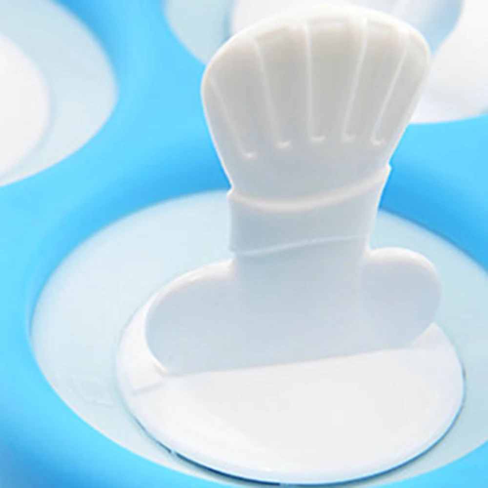 6 ячеек DIY замороженное Мороженое Поп инструменты силиконовая форма морские