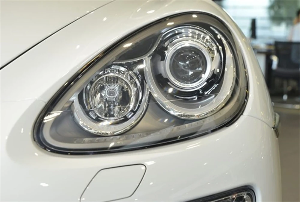 Для Porsche Cayenne 2011 2012 2013 фары крышка фар автомобиля Замена объектива прозрачные линзы авто чехол