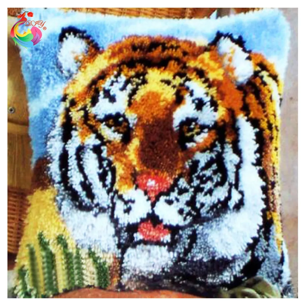 Горячий Крюк с защелкой подушки Наборы подарок DIY рукоделие крючком Подушка