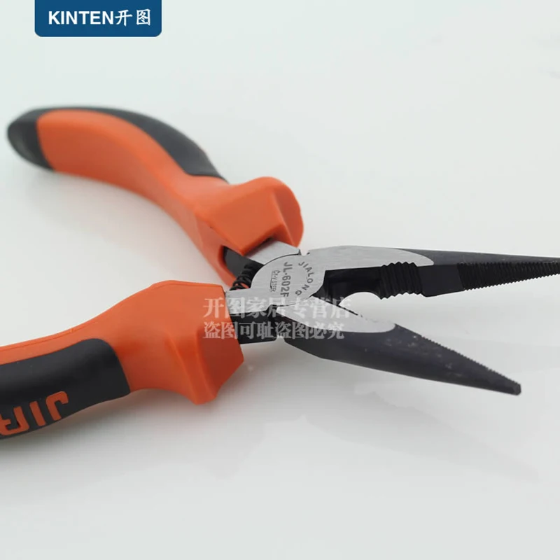 2016 Популярные 7 дюймов Щипцы для наращивания волос длинный острый нос зажим Пресс