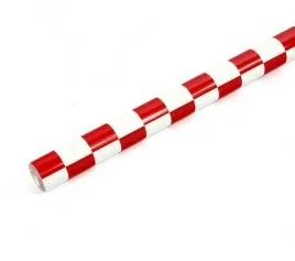

5 Meters * 638mm High Quality Covering Film for RC Airplane -Small Grid Red and White Color