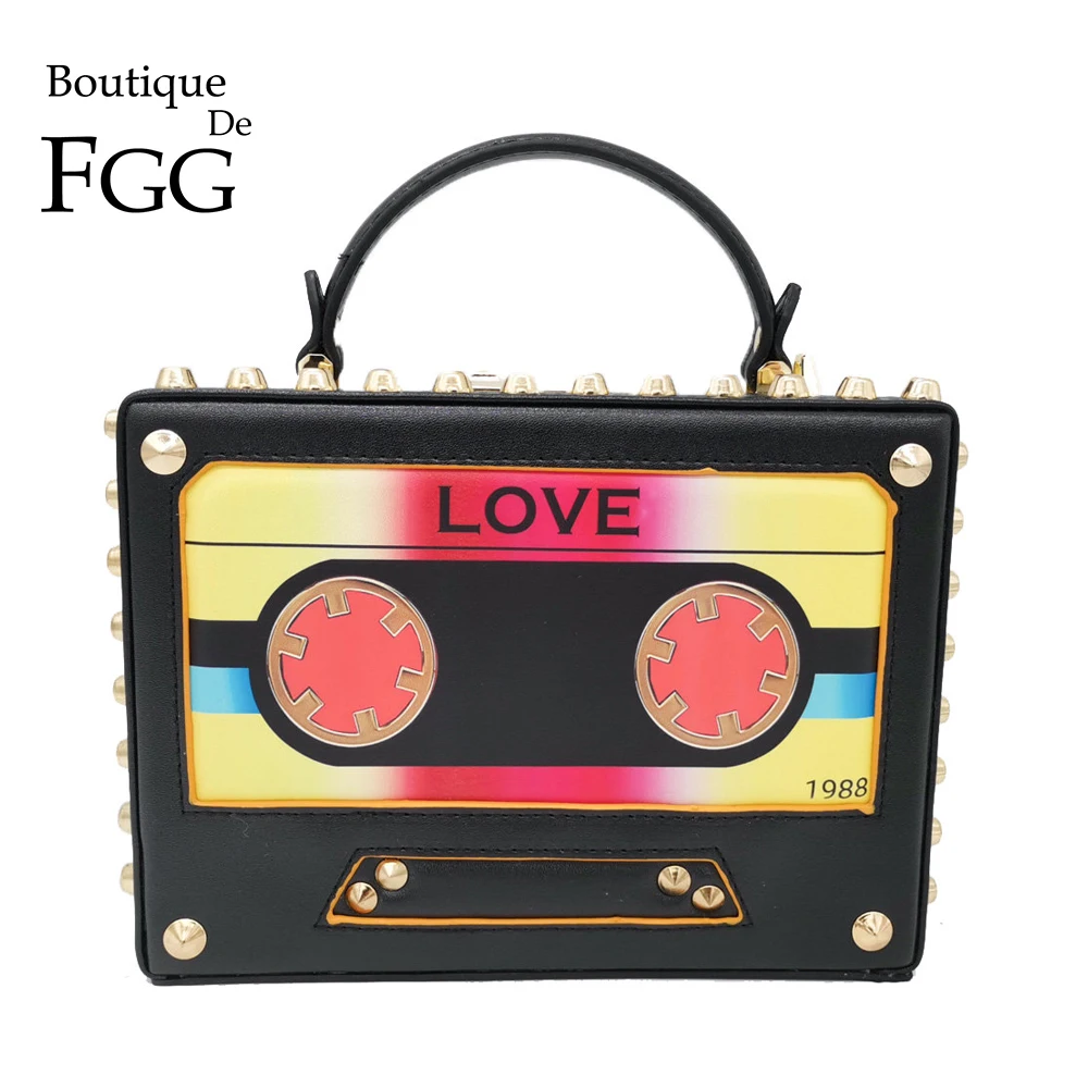 Boutique De FGG, винтажные женские сумки через плечо на радиоленте, сумки с верхней ручкой, женские модные сумки через плечо и кошельки