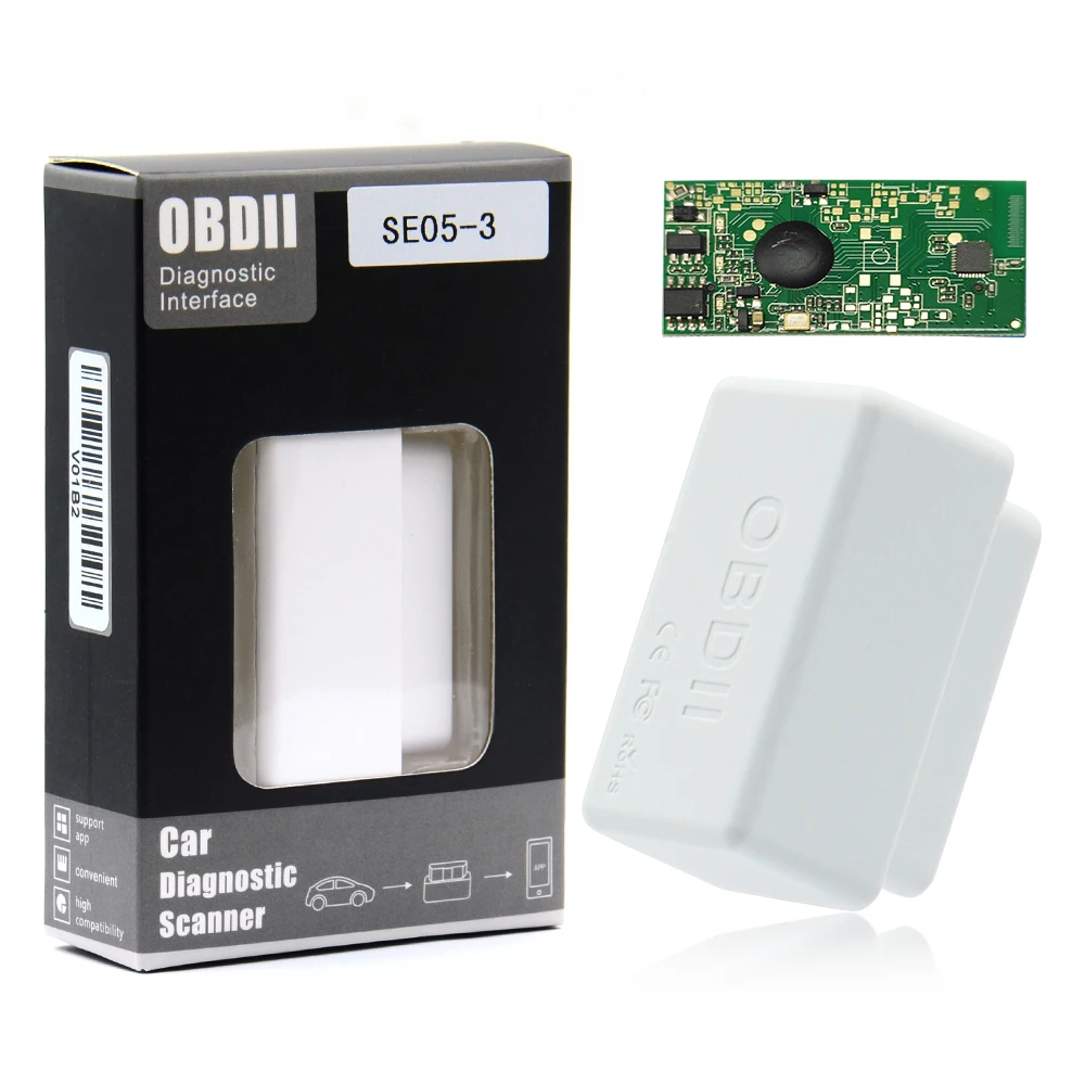 Мини сканер ELM327 Bluetooth v1.5 OBDII obd2 поддержка 12 языков ELM 327 OBD2 диагностический для Android